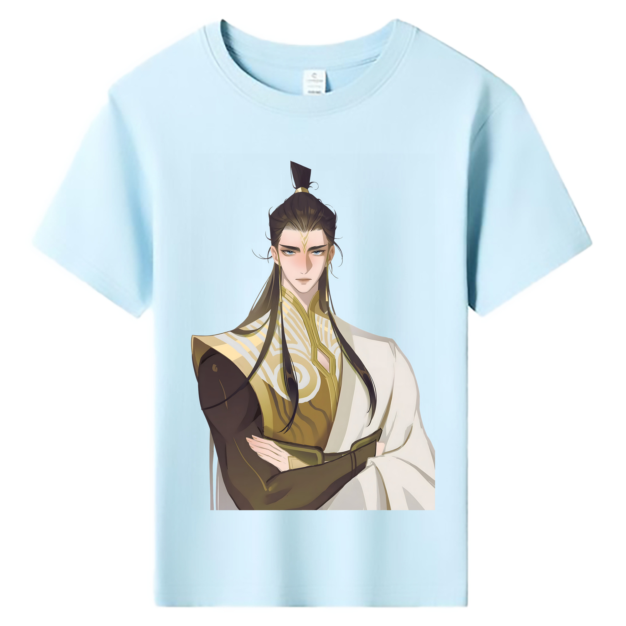（画像用） Ne Zha 2 ナタ 魔童の大暴れ 綿100％キッズTシャツ（フロントプリント）